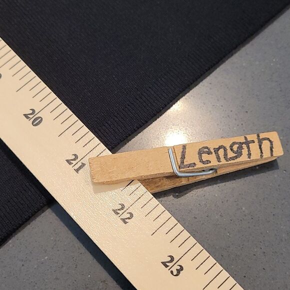 Knit Chic sz S black top/ blouse - Picture 4 of 8